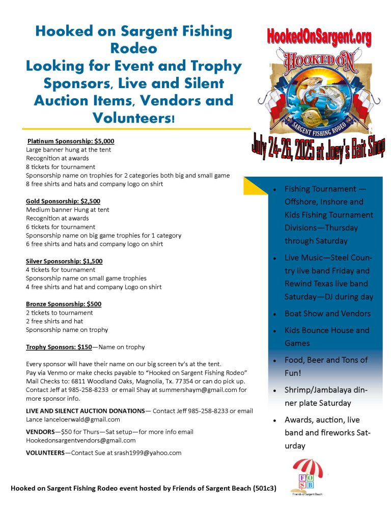 Flyer Sponsor Vendor Auction Volunteer info 768x994